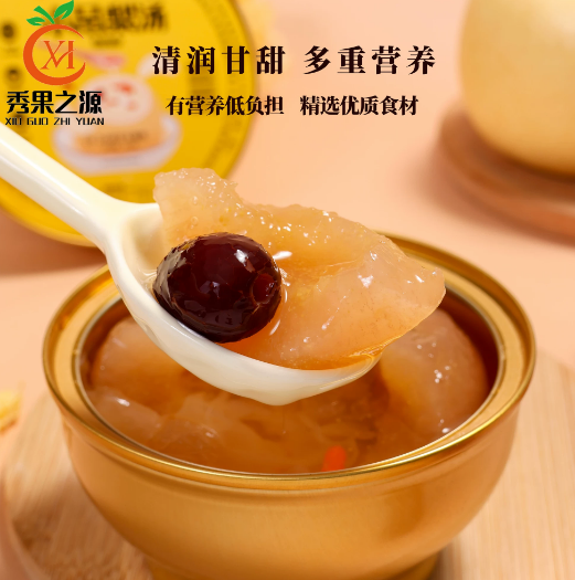 D秀果之源枇杷百合炖梨银耳红枣小吊梨汤
